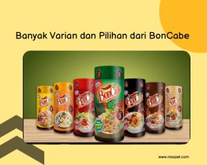 Banyak pilihan rasa selain boncabe nori level 3