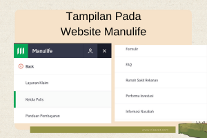 Layanan Digital pada aplikasi Manulife